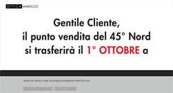 Desktop Screenshot of otticamarocco.com